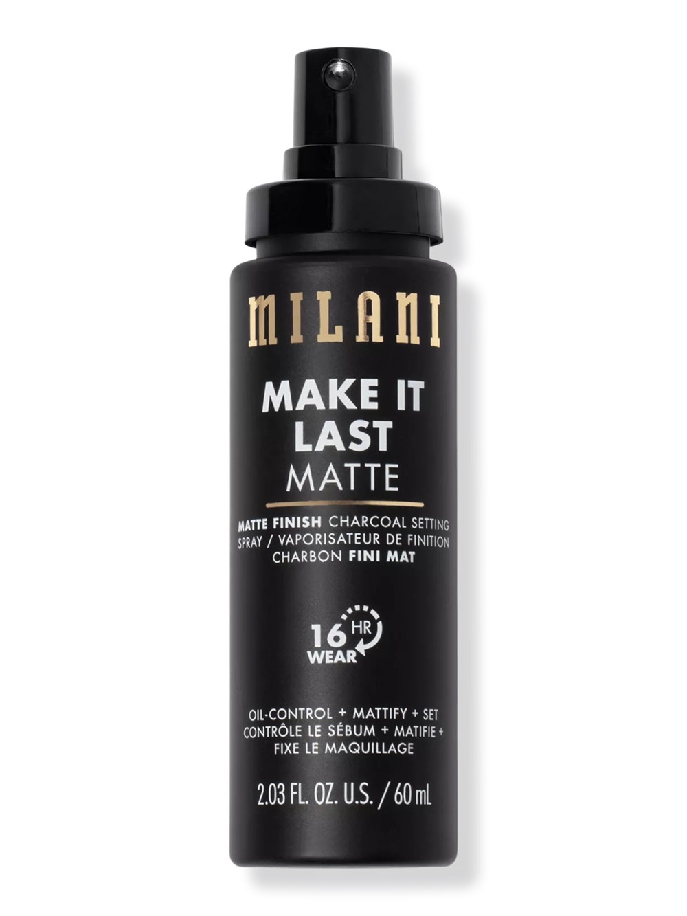 Milani Make It Last Matte - Matte Finish Charcoal Setting Spray
